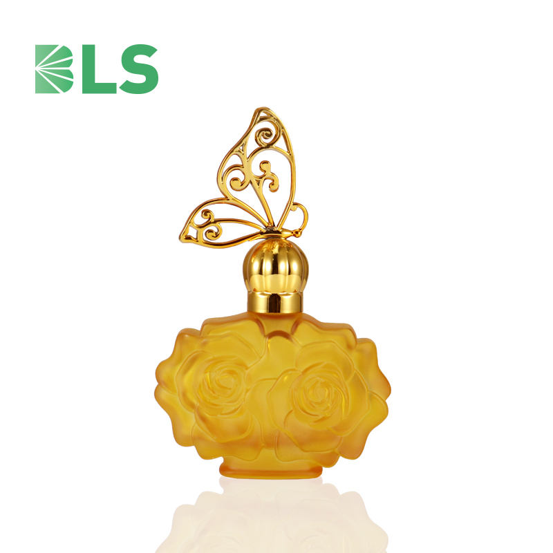 PBG18 30ml 50ml shiny golden glass perfume bottle Wholesale Perfume