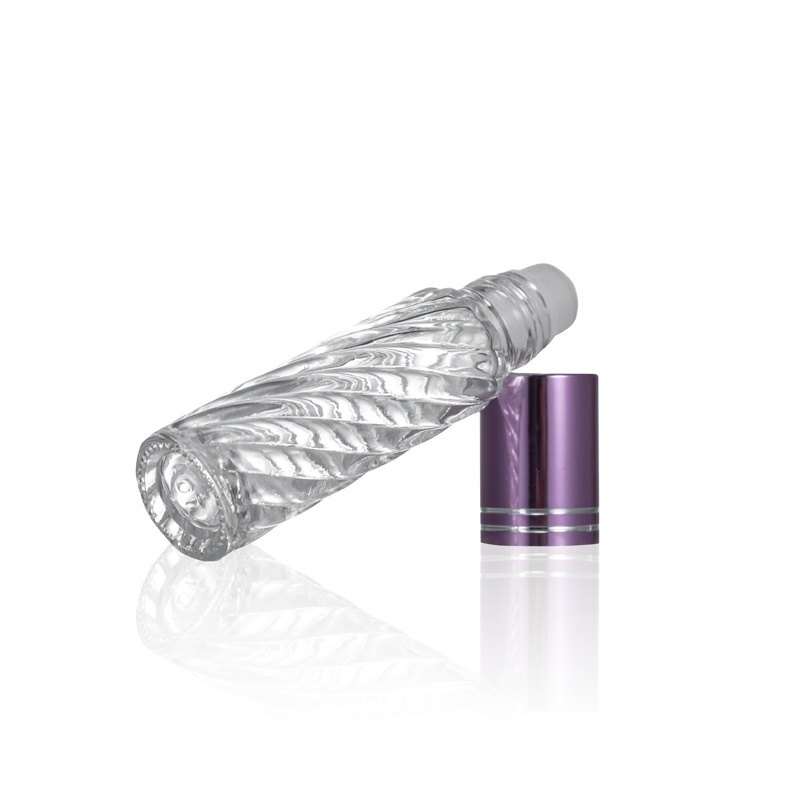 10ml glass roll on bottles with caps