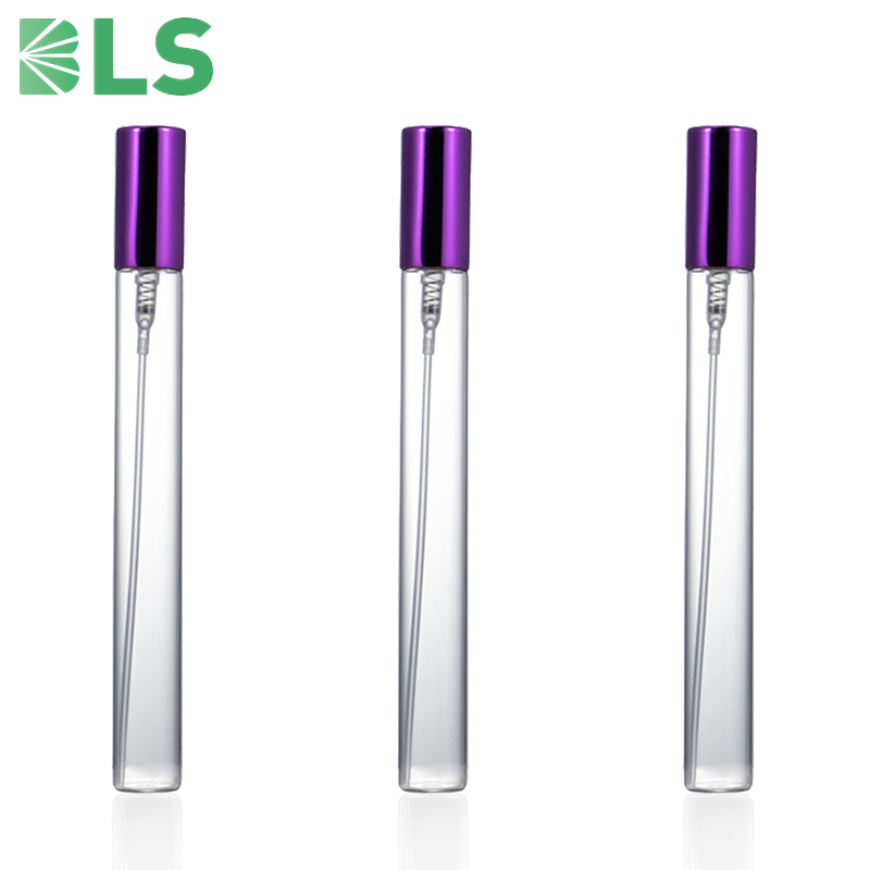 empty perfume sample vials