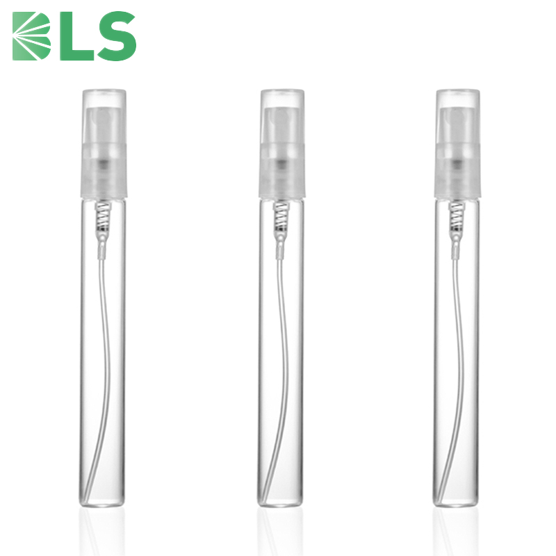 empty perfume sample vials