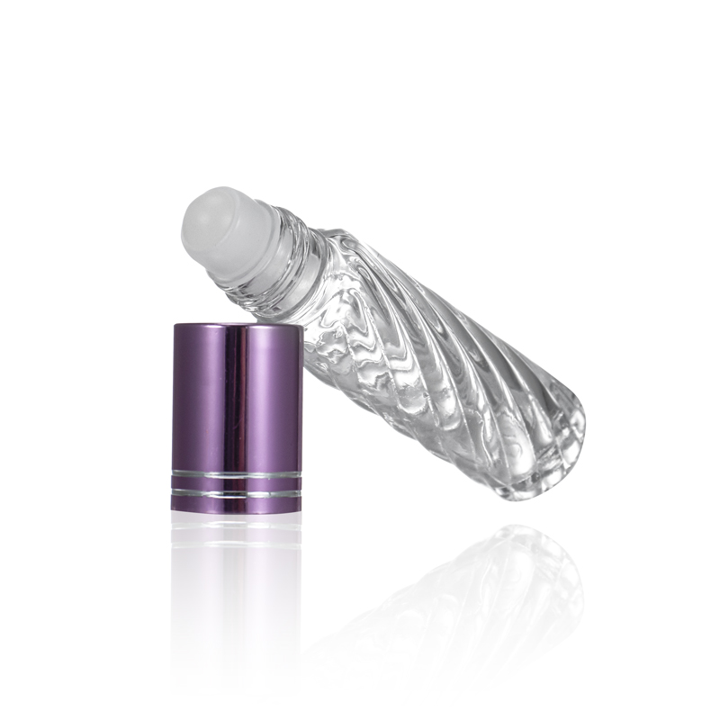 10ml glass roll on bottles with caps