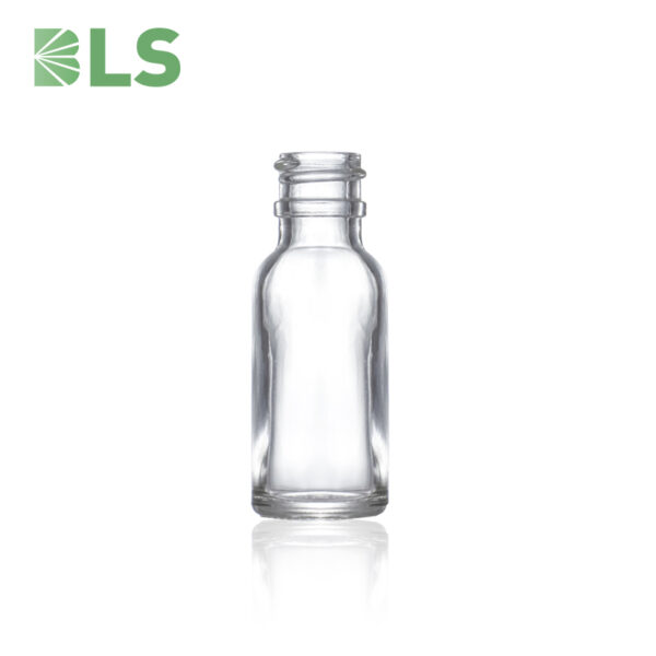 Clear Boston Round Glass Bottles