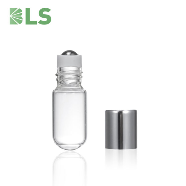 glass vials with roller ball