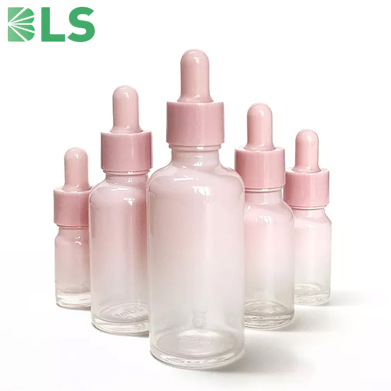 frosted dropper bottles